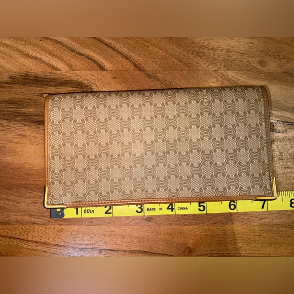 Celine, Long Wallet (with Check book holder) - Picture 2 of 12